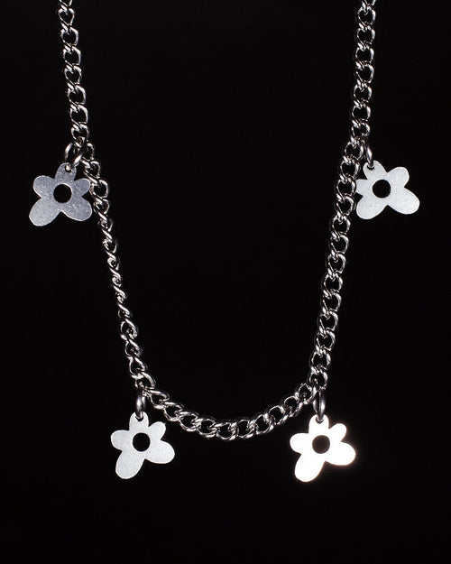 Kobiecy naszyjnik typu choker ze stali. Vandal Jewelry Golf Wang style, biżuteria hip-hop, stal nierdzewna.